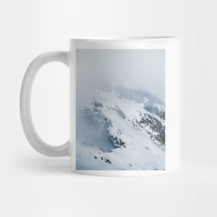 Italian Mountain Peak in the Fog - Landscape Photography Mug